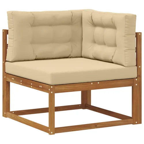 Set vanjskih sofa 6 kom. Prirodna i bež - Prirodno i bež Cijena