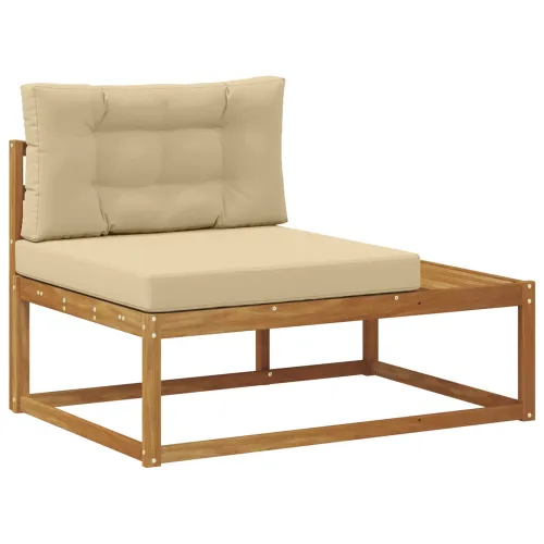 Set vanjskih sofa 6 kom. Prirodna i bež - Prirodno i bež Cijena