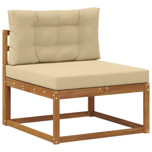 Set vanjskih sofa 6 kom. Prirodna i bež - Prirodno i bež Cijena