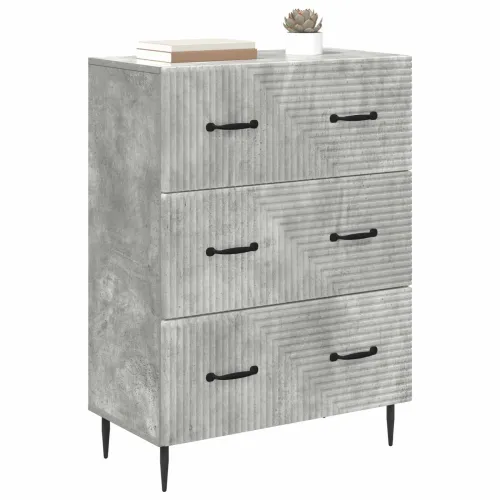 Ormar s ladicama Betonska siva 66 x 34,5 x 89,5 cm - Betonska siva Cijena