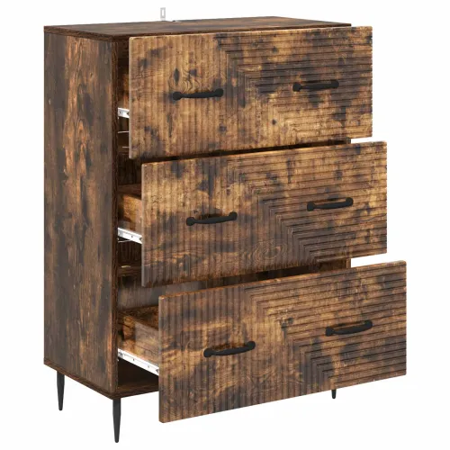 Ormar s ladicama Dimljeni hrast 66 x 34,5 x 89,5 cm - Dimljeni hrast Cijena