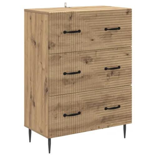 Ormar s ladicama 66 x 34,5 x 89,5 cm Konstruirano drvo - Hrast artisan Cijena