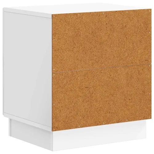 Noćni ormarić 2 kom. Bijela visokog sjaja 43 x 34,5 x 47 cm - Bijela visokog sjaja 2 Cijena