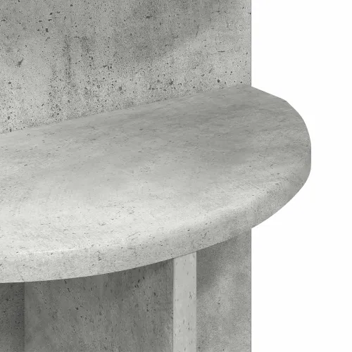 Bocni stol Betonska siva Ø 39,5 x 55 cm Konstruirano drvo - Betonska siva Cijena