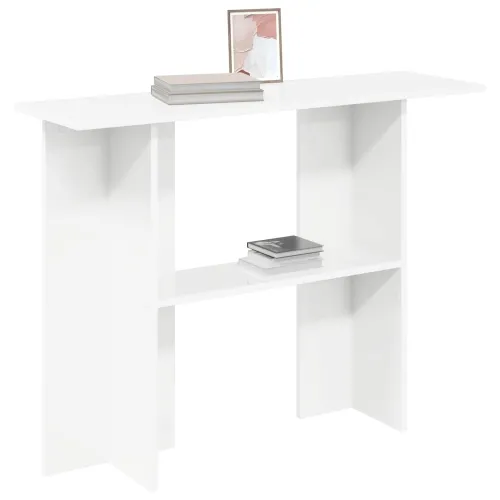 Konzolna stolica Bijela 100 x 30 x 75 cm Konstruirano drvo - Bijela Cijena