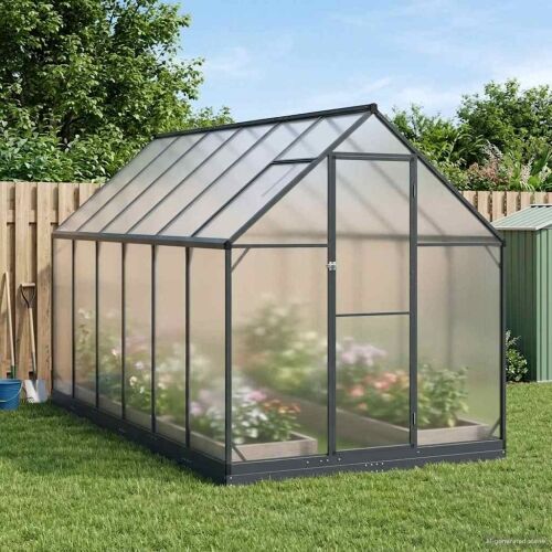 Vrtni staklenik 183,5 x 363,5 x 207 cm - 370,5 cm Cijena
