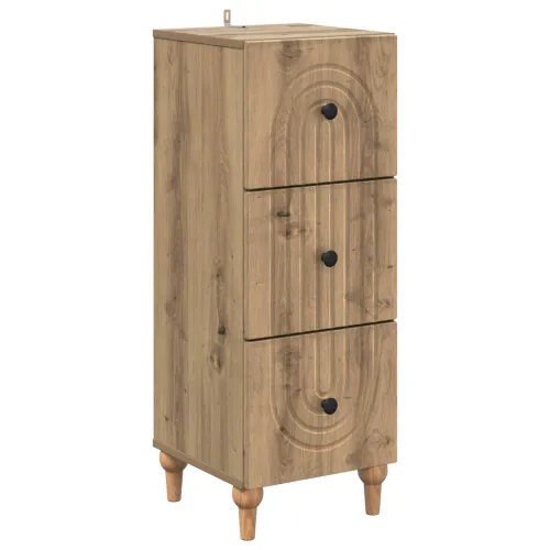 Ormar s ladicama 33 x 34,5 x 90 cm Konstruirano drvo - Hrast artisan Cijena