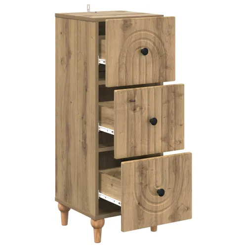 Ormar s ladicama 33 x 34,5 x 90 cm Konstruirano drvo - Hrast artisan Cijena