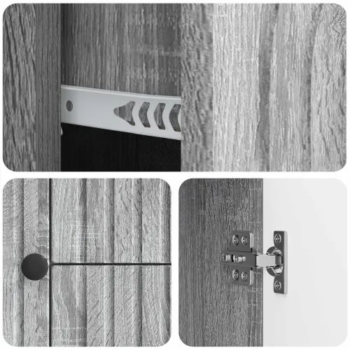 TV ormar Siva sonoma 89 x 34,5 x 60 cm Konstruirano drvo - Siva sonoma Cijena