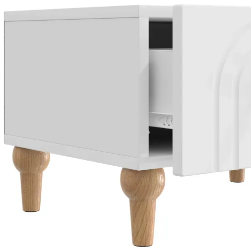 TV ormar s ladicama Bijela visokog sjaja 147 x 34,5 x 30 cm - Bijela visokog sjaja Cijena