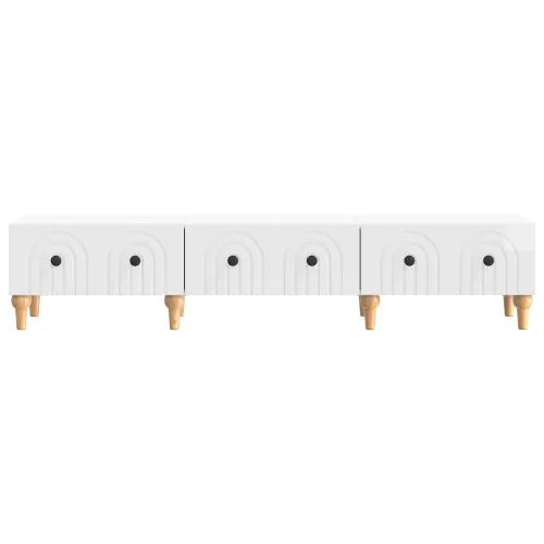 TV ormar s ladicama Bijela visokog sjaja 147 x 34,5 x 30 cm - Bijela visokog sjaja Cijena
