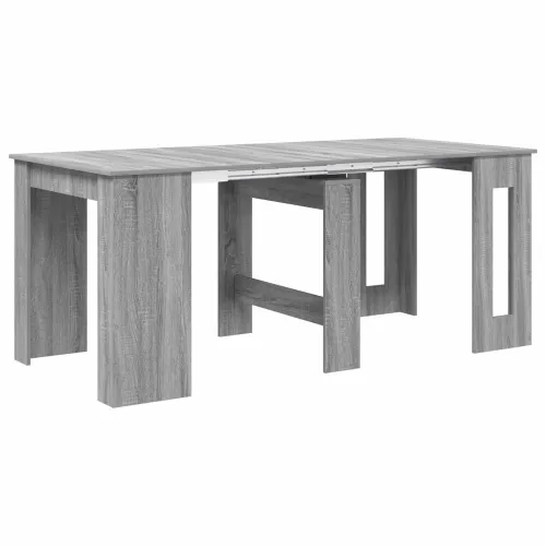 Blagovaonski stol 180 x 85 x 75 cm Konstruirano drvo - Siva Sonoma 180 cm Cijena