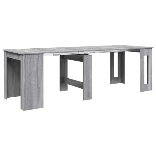 Blagovaonski stol 240 x 85 x 75 cm Konstruirano drvo - Siva Sonoma 240 cm Cijena