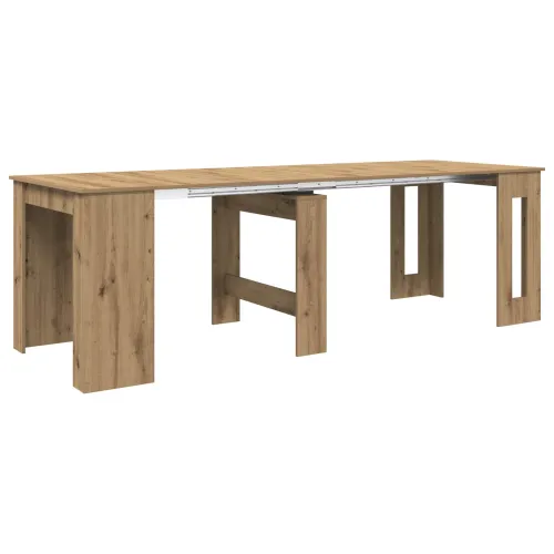 Blagovaonski stol 240 x 85 x 75 cm Konstruirano drvo Pravokutni - Hrast artisan 240 cm Cijena