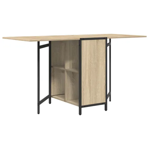 Blagovaonski stol 144 x 60 x 75 cm Konstruirano drvo Pravokutni - Hrast sonoma Cijena