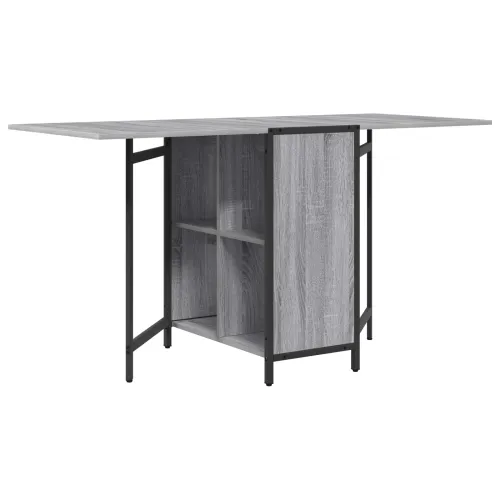 Blagovaonski stol 144 x 60 x 75 cm Konstruirano drvo Pravokutni - Siva Sonoma Cijena