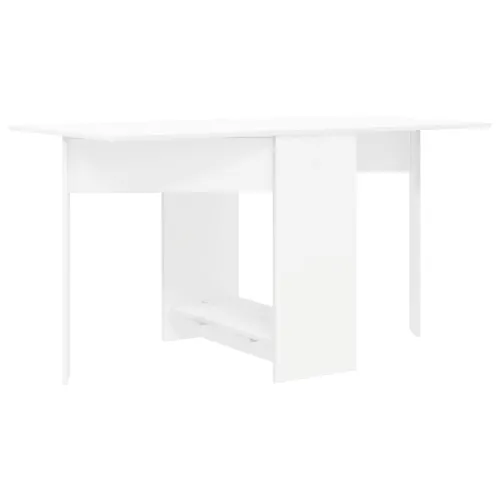 Blagovaonski stol 138 x 70 x 73,5 cm Konstruirano drvo Bijela - Bijela Cijena