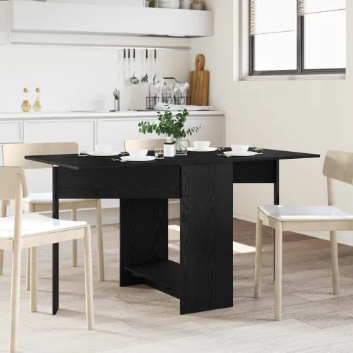 Blagovaonski stol 138 x 70 x 73,5 cm Konstruirano drvo - Crni hrast Cijena