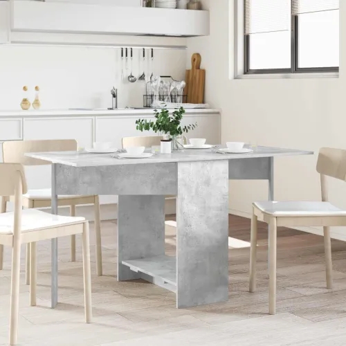Blagovaonski stol 138 x 70 x 73,5 cm Konstruirano drvo - Betonska siva Cijena