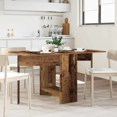 Blagovaonski stol 138 x 70 x 73,5 cm Konstruirano drvo - Staro drvo Cijena