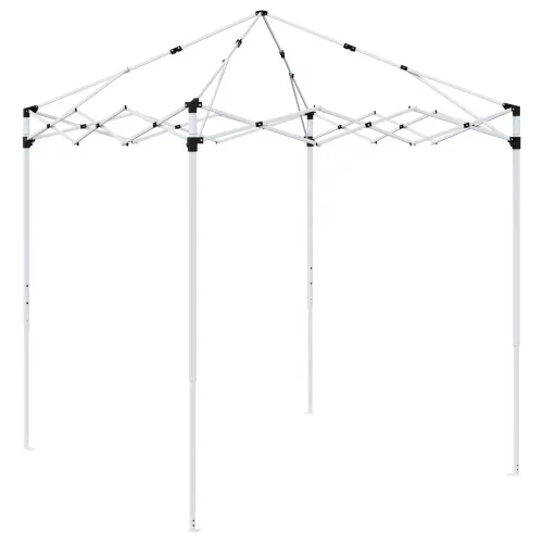 Rastezljivi šator za svadbe - šator za zabave 194 x 194 x 245 cm Krem - Krem Bez bočnog zida Cijena
