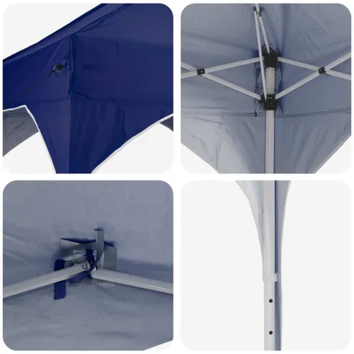 Rastezljivi šator za svadbe - šator za zabave 194 x 194 x 245 cm Plava - Plava Bez bočnog zida Cijena