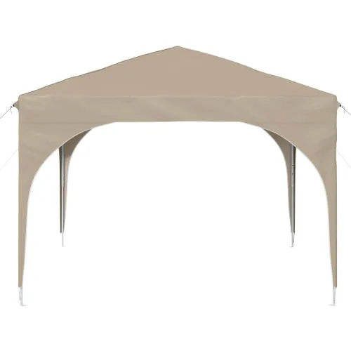 Rastezljivi šator za svadbe - šator za zabave 290 x 290 x 245 cm Krem - Krem Bez bočnog zida Cijena