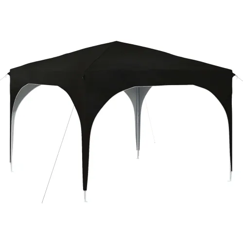 Rastezljivi šator za svadbe - šator za zabave 290 x 290 x 245 cm Crna - Crna Bez bočnog zida Cijena