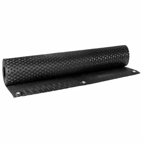 Ekran za balkon s rupama 400 x 80 cm poliratan Crna - Crna 400 x 80 cm Cijena