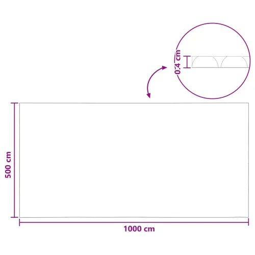Solarni pokrivač za bazen 1000 x 500 cm 110 μm Četvrtasti PE - Plava 1000 x 500 cm 110 μm Cijena