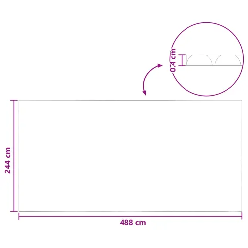 Solarna pokrivača za bazen teške kvalitete 488 x 244 cm 200 μm - Crna 488 x 244 cm 200 μm Cijena