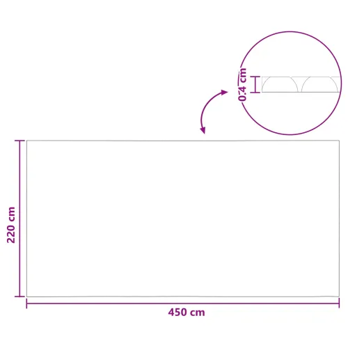 Solarna pokrivača za bazen teške kvalitete 450 x 220 cm 200 μm - Plava 450 x 220 cm 200 μm Cijena