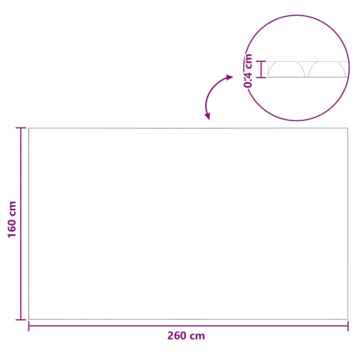 Solarna pokrivača za bazen teške kvalitete 260 x 160 cm 200 μm - Crna i plava 260 x 160 cm 200 μm Cijena