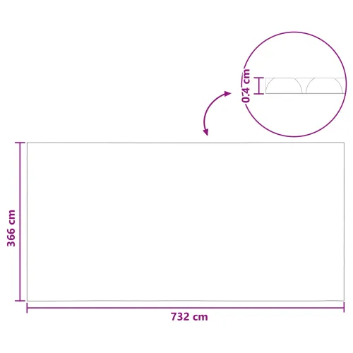 Solarna pokrivača za bazen teške kvalitete 732 x 366 cm 200 μm - Crna i plava 732 x 366 cm 200 μm Cijena