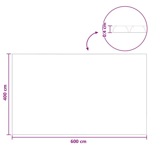 Solarna pokrivača za bazen Extra Heavy 600 x 400 cm 400 μm PE - Crna i plava 600 x 400 cm 400 μm Cijena