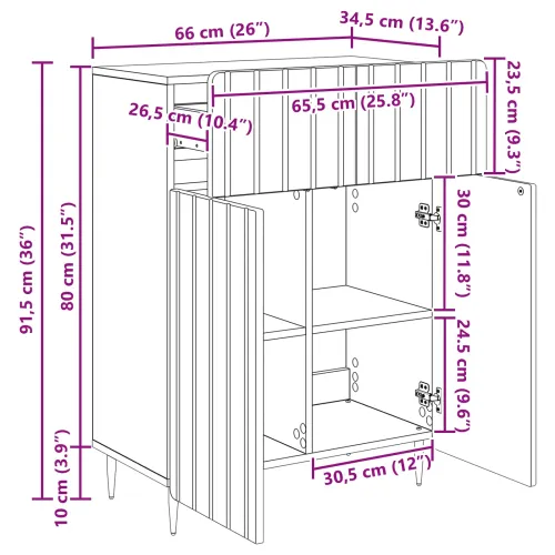 Kreveta Bijela visokog sjaja 66 x 34,5 x 92 cm - Bijela visokog sjaja Cijena
