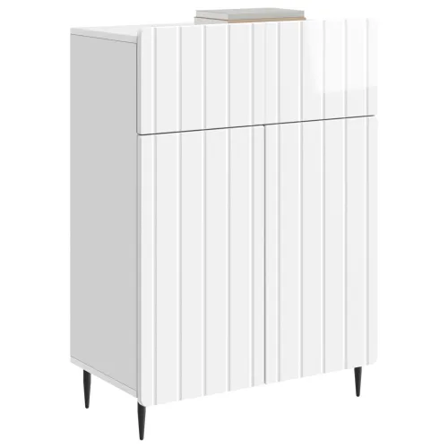 Kreveta Bijela visokog sjaja 66 x 34,5 x 92 cm - Bijela visokog sjaja Cijena