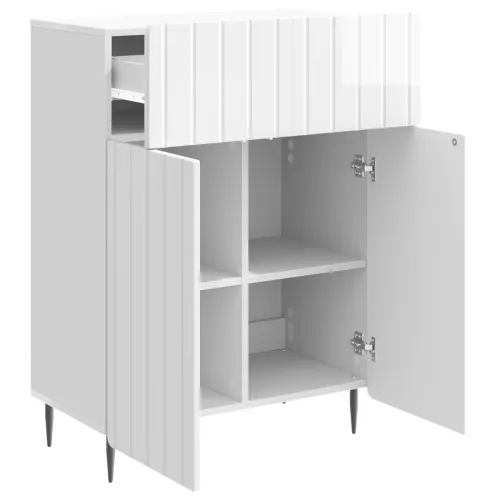 Kreveta Bijela visokog sjaja 66 x 34,5 x 92 cm - Bijela visokog sjaja Cijena
