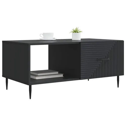 Stolić za kavu Crna 90 x 50 x 40 cm Konstruirano drvo - Crna Cijena
