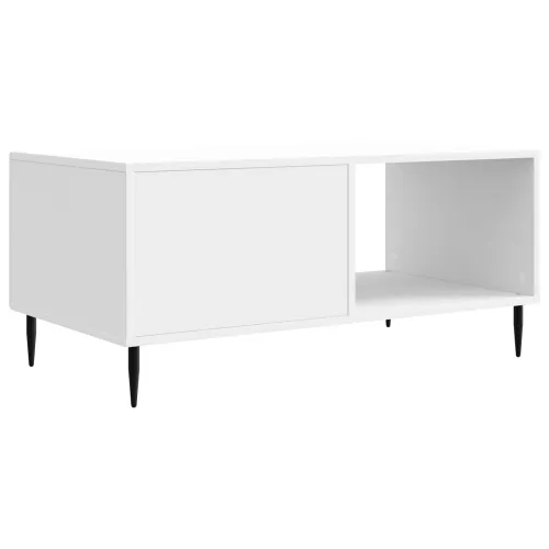 Stolić za kavu Bijela visokog sjaja 90 x 50 x 40 cm - Bijela visokog sjaja Cijena