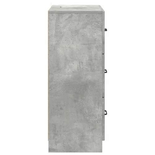 Ormar s ladicama 66 x 34,5 x 87 cm Konstruirano drvo - Betonska siva Cijena