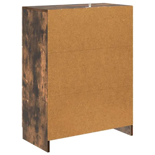 Ormar s ladicama 66 x 34,5 x 87 cm Konstruirano drvo - Dimljeni hrast Cijena