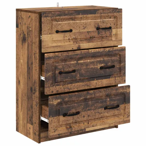 Ormar s ladicama 66 x 34,5 x 87 cm Konstruirano drvo Staro drvo - Staro drvo Cijena