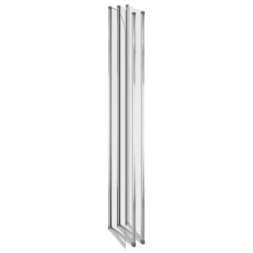 Tuš kabina od kaljenog stakla 120 x 140 cm prozirna - 120 x 140 cm Cijena