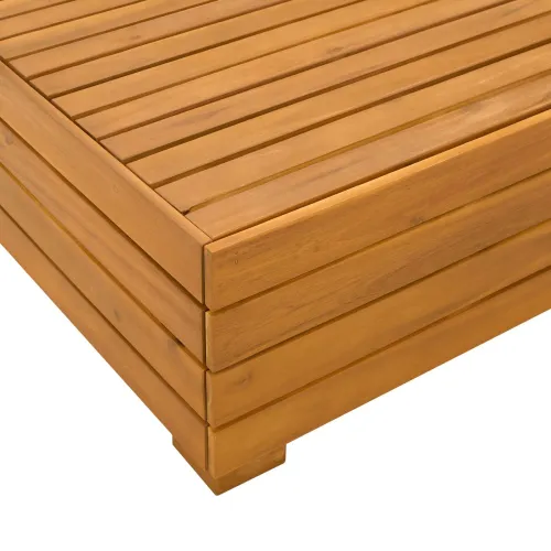 Vrtni bočni stol Čvrsto drvo akacije Smeđa 60 x 60 x 30 cm - stol Smeđa Cijena
