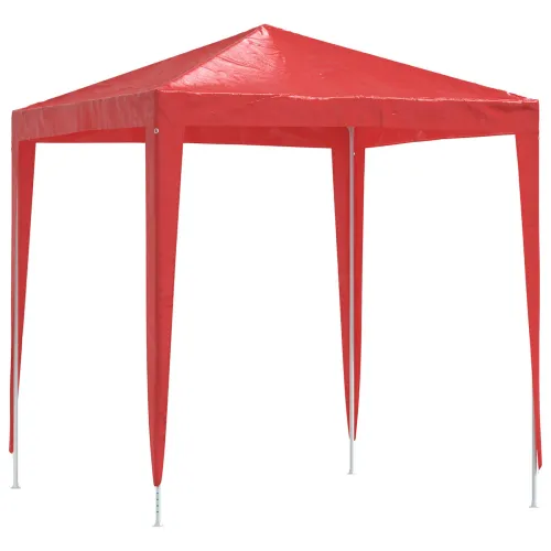 Šator za svadbe - šator za zabave 200 x 200 x 240 cm Crvena PE i čelik - Crvena 2 x 2 m Cijena