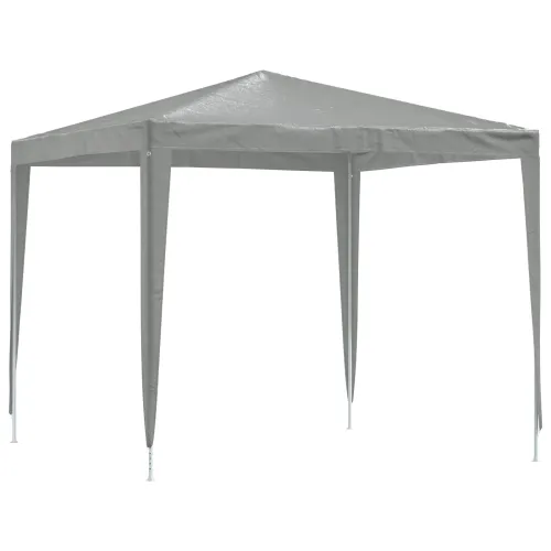 Šator za svadbe - šator za zabave 250 x 250 x 240 cm Svjetlosiva PE i čelik - Svjetlosiva 2,5 x 2,5 m Cijena
