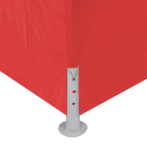 Šator za svadbe - šator za zabave 300 x 300 x 255 cm Crvena PE i čelik - Crvena 3 x 3 m Cijena