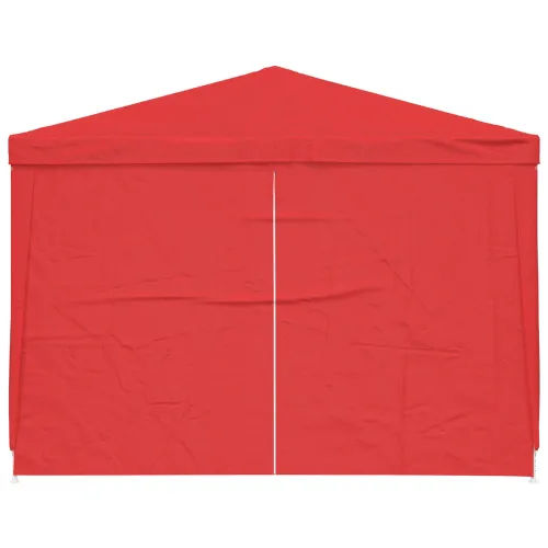 Šator za svadbe - šator za zabave 300 x 300 x 255 cm Crvena PE i čelik - Crvena 3 x 3 m Cijena