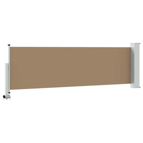 Bočna tendu 100 x 300 cm 100% poliester, željezo, čelik - Sivosmeđa 100 x 300 cm Cijena